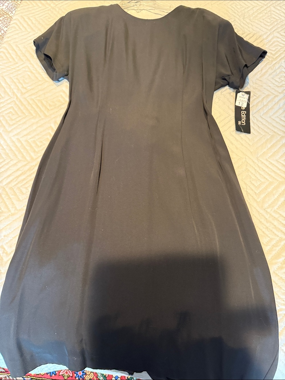 karen kane short sleeve a line dress | Dresses | Karen Kane Black Aline Size:US18W breezy Short sleeve Amarilo Women's Solid Textured